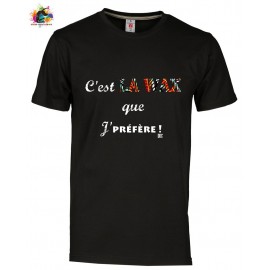 TEE-shirt Homme COLLECTION C'est la WAX Que J'Préfère