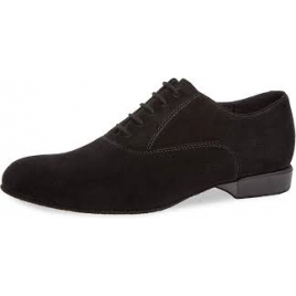 Chaussures de danse Homme Nubuck noir - Comfort 180-025-001