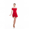 Jupe de danse latine à volants 3 paliers - SHEDDO