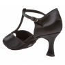 Chaussure de danse STRASS satin noir bride salomé - DIAMANT