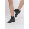 BOTTES jazz en TOILE SEQUINS bi-semelle à lacets-DANSEZ-VOUS