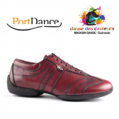 Chaussures de Danse PIETROSTREET Homme cuir Bordeaux - PORTDANCE