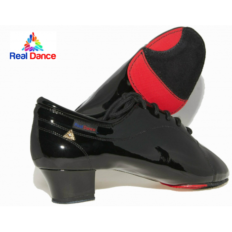 Chaussures Latines Compétition vernie Homme-REAL DANCE®