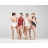Justaucorps Ballet Rosa Bérénice col officier
