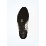 Chaussures de danse EVA double lanières cuir argent - WERNER KERN