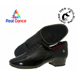 WDRSY Chaussures De Dansechaussures De Danse Latine pour Adultes Boucle Chaussures Latines Hommes Chaussures De Danse De Danse Carrée
