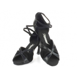 Chaussure danse latine cuir python talon 6,5 cm-DIAMANT