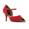 9154-Chaussures danses latines Rouges - RUMPF