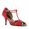 9155-Chaussures danses latines Rouges - RUMPF