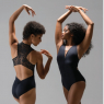 Justaucorps Ballet Rosa GINGER dentelle dos nageur