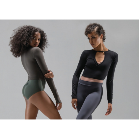 cache-coeur Athleisure Ballet Rosa KAORI