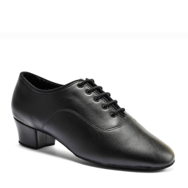 Chaussures d'entraînement cuir black calf MST- INTERNATIONAL DANCE SHOES®
