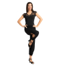 Pantalon de danse de salon tango femme fendu latéral RU5401 RUMPF