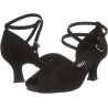 Chaussure danse latine semi ouverte nubuck-DIAMANT 027-064-040