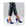 MAxima-7 Chaussures Latines bleu indigo talon slim 7 cm - NUEVA EPOCA