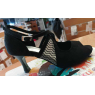 19/12-Chaussures LIDMAG résille noir talon 7 cm
