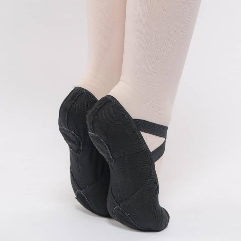 STAREVER Demi-pointes danse classique bi-semelles en toile stretch