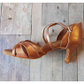 2383 BD DANCE Chaussures latines tan leather femme talon 6,5 cm