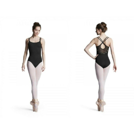 L9917 BLOCH justaucorps dos mesh floral