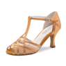 640-60 Manon-Chaussures latines femme satin bronze salomé Anna KERN