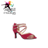 MERLET Chaussures latines red suede cuir SANDY 1404