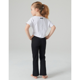 Tee-shirt crop top danseuse Enfant AGILE Fée blanc -TEMPS DANSE