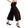 Pantalon danse tulle latéral noir DOLCE-TEMPS DANSE