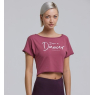 Tee shirt crop top AGILE I AM dancer TEMPS DANSE