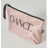 TROUSSE DE MAQUILLAGE satin rose logo noir - SALEM DANCE