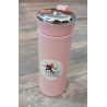GOURDE colorée coque protectrice en BPA free et verre 350 ml - DANSE DES COULEURS