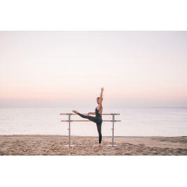 Barre de danse Mobile Double GISELLE avec ou sans roulettes