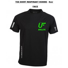 Tee shirt RESPIRANT HOMME Noir : TEAM ULTIMATE FACTORY