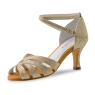 750-60 Chaussures latines pailletées sparkle gold femme Anna KERN