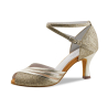 Charlize- brokat nappa gold ANNE KERN-Chaussures latines femme or