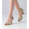 Charlize- brokat nappa gold ANNE KERN-Chaussures latines femme or