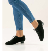 559-30-Chaussures d'entrainements toutes danses nubuck noir - ANNA KERN