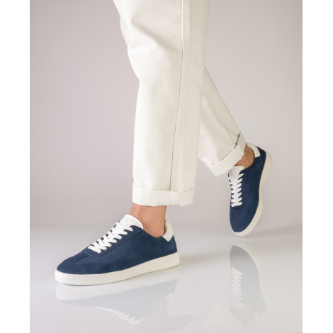BASKETS 7405 suny velours bleu - WERNER KERN