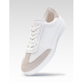 7020 SUNY Werner KERN - Basket femme beige et blanc