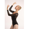 Justaucorps manches longues dentelles INTERMEZZO 31287