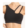 Brassière top asymétrique noir femme DANSEZ-VOUS