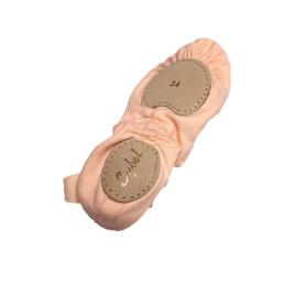 SYBEL Demi-pointes toile stretch Insert élastique ROSE clair - MERLET