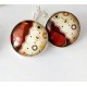 Boucles CABO CHICS Impression tissus d'inspiration Africaine