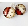 Boucles CABO CHICS Impression tissus d'inspiration Africaine